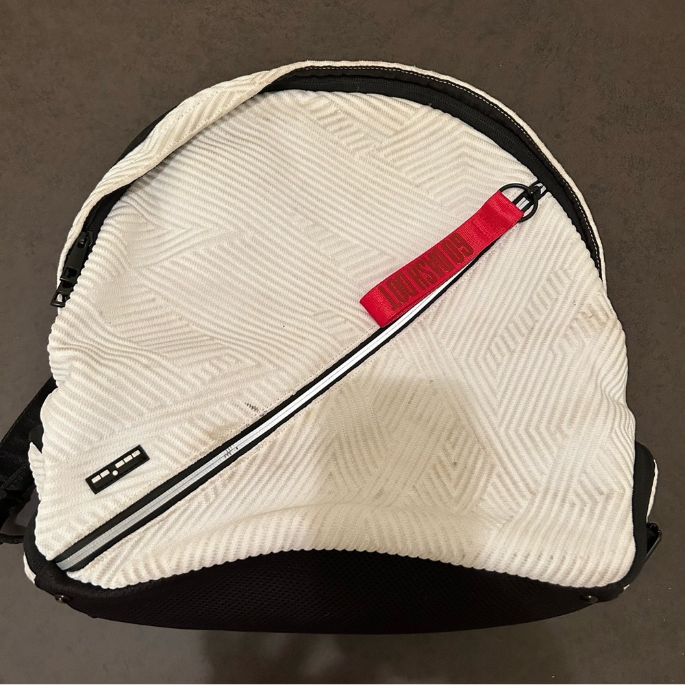 GoDashDot White Backpack